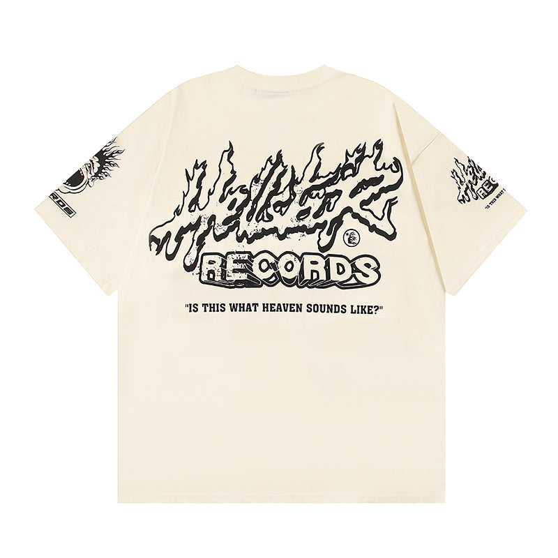 Hellstar Records T-Shirt Cream
