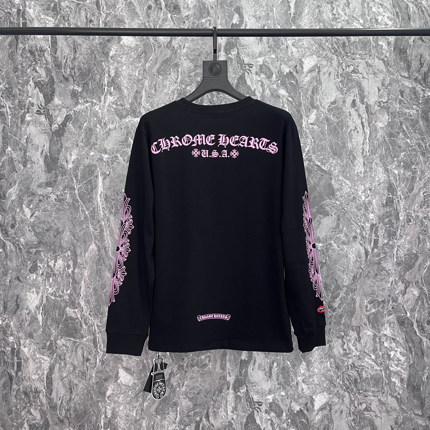 Chrome Hearts Men's Long-Sleeve T-shirt Sweatshirt K8019
