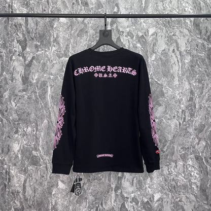 Chrome Hearts Men's Long-Sleeve T-shirt Sweatshirt K8019