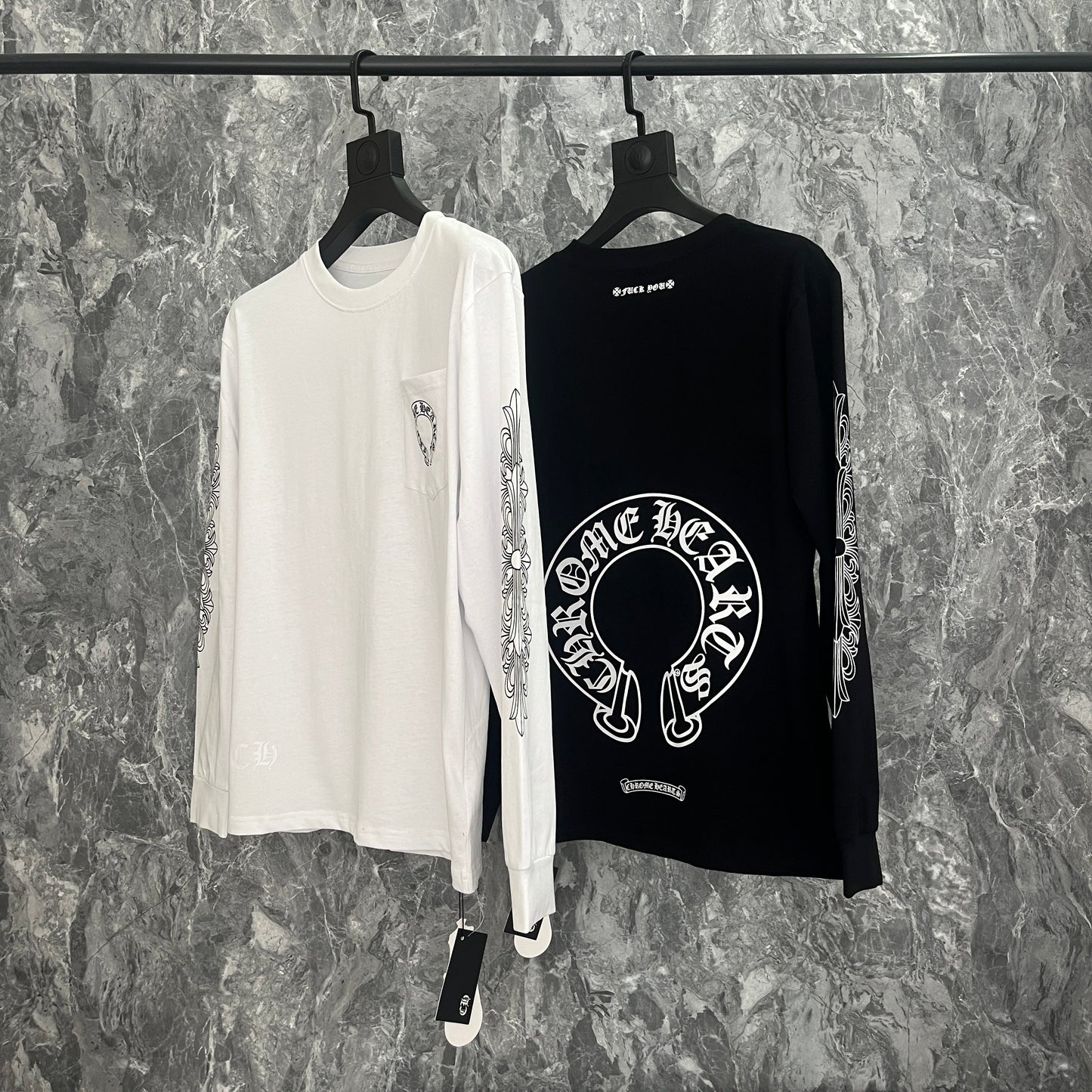 Chrome Hearts Men's Long-Sleeve T-shirt Sweatshirt K9019