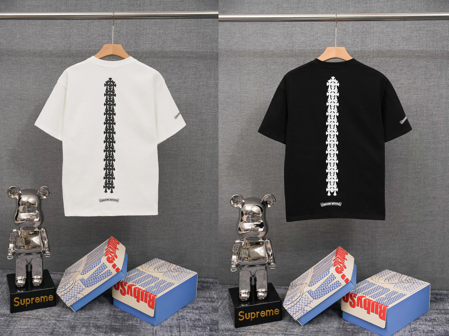 Chrome Hearts Custom Ribbed Short-Sleeve T-Shirt KT33