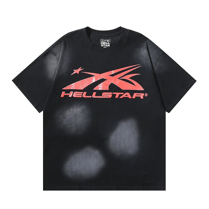 Hellstar Classic Logo Black and red T-Shirt
