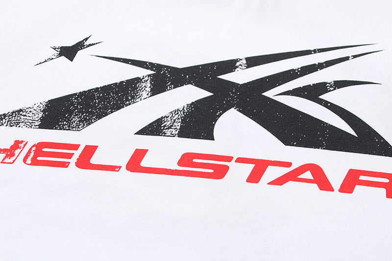 Hellstar Classic Graphic Print White T-Shirt