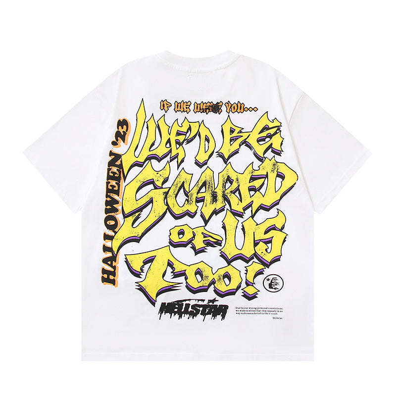 Hellstar Frankenkid White Graphic T-Shirt