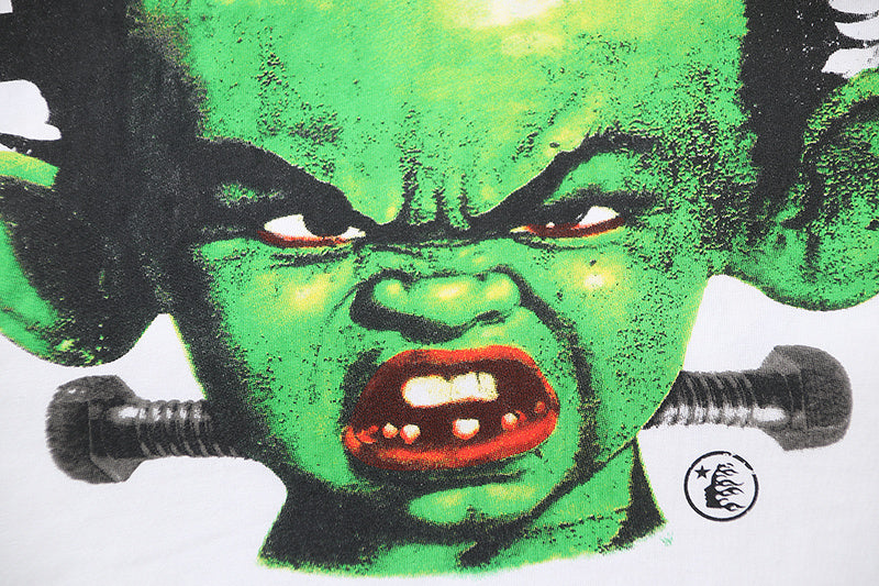 Hellstar Frankenkid White Graphic T-Shirt
