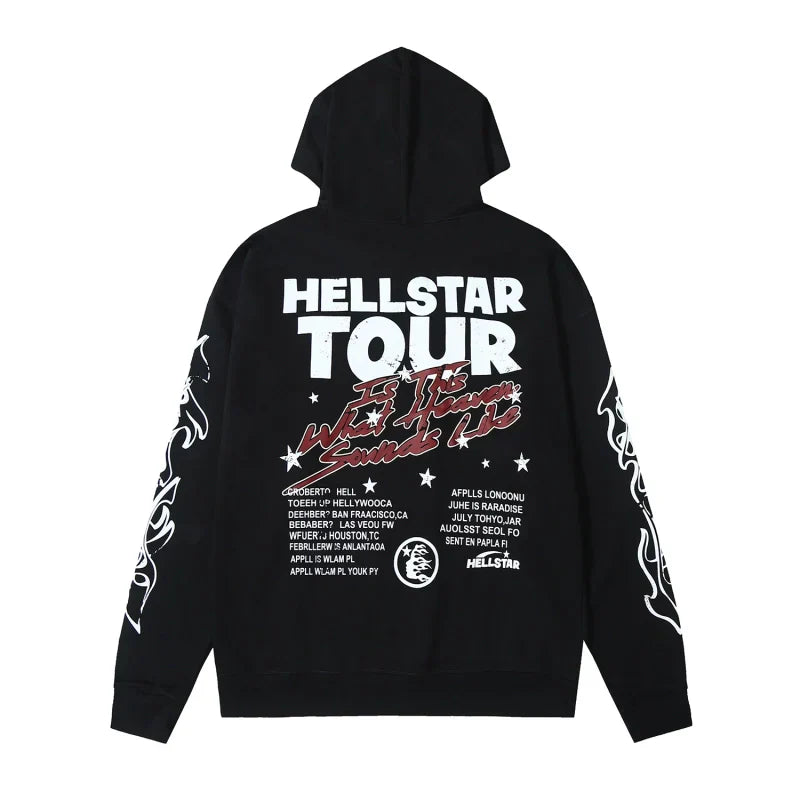 Hellstar Records Hoodie Black