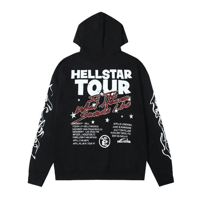 Hellstar Records Hoodie Black