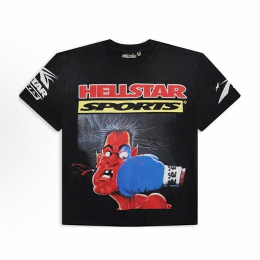 Hellstar Knock Out Black Graphic T-shirt
