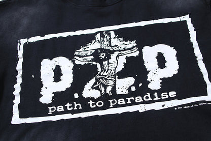 Hellstar P2P Path to Paradise Graphic T-Shirt Black