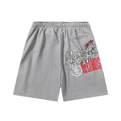Hellstar Records Smiley Face Shorts Grey