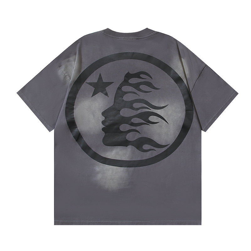 Hellstar Classic Logo T-shirt Grey/Green