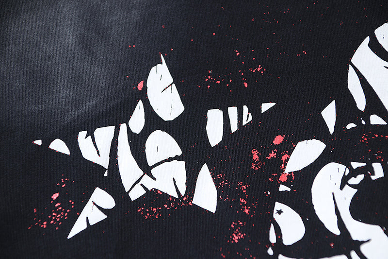 Hellstar Thorn Graphic T-Shirt Black and Red