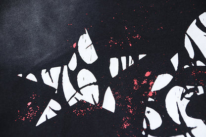 Hellstar Thorn Graphic T-Shirt Black and Red
