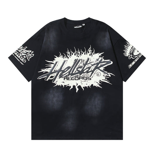 Hellstar Records T-Shirt Black/White