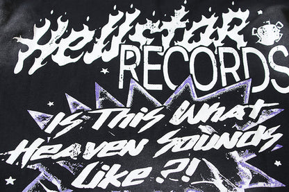 Hellstar Music Boy Records Graphic T-Shirt Black