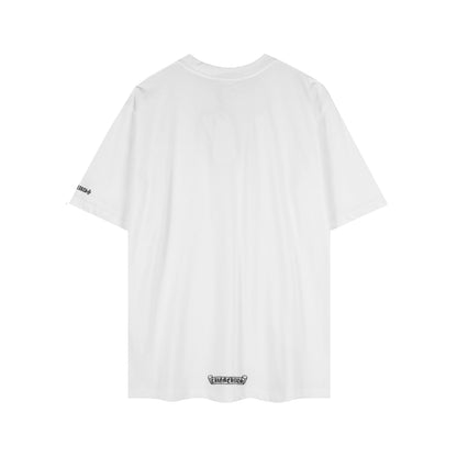 Chrome Hearts Sanskrit Pocket & Neck Letter Printed T-shirt TB02