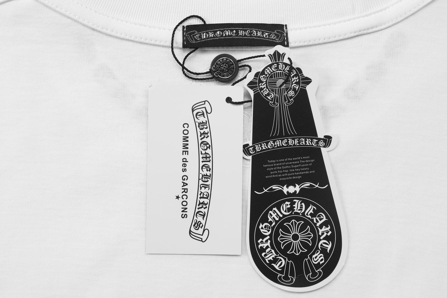 Chrome Hearts Sanskrit Pocket & Neck Letter Printed T-shirt TB02