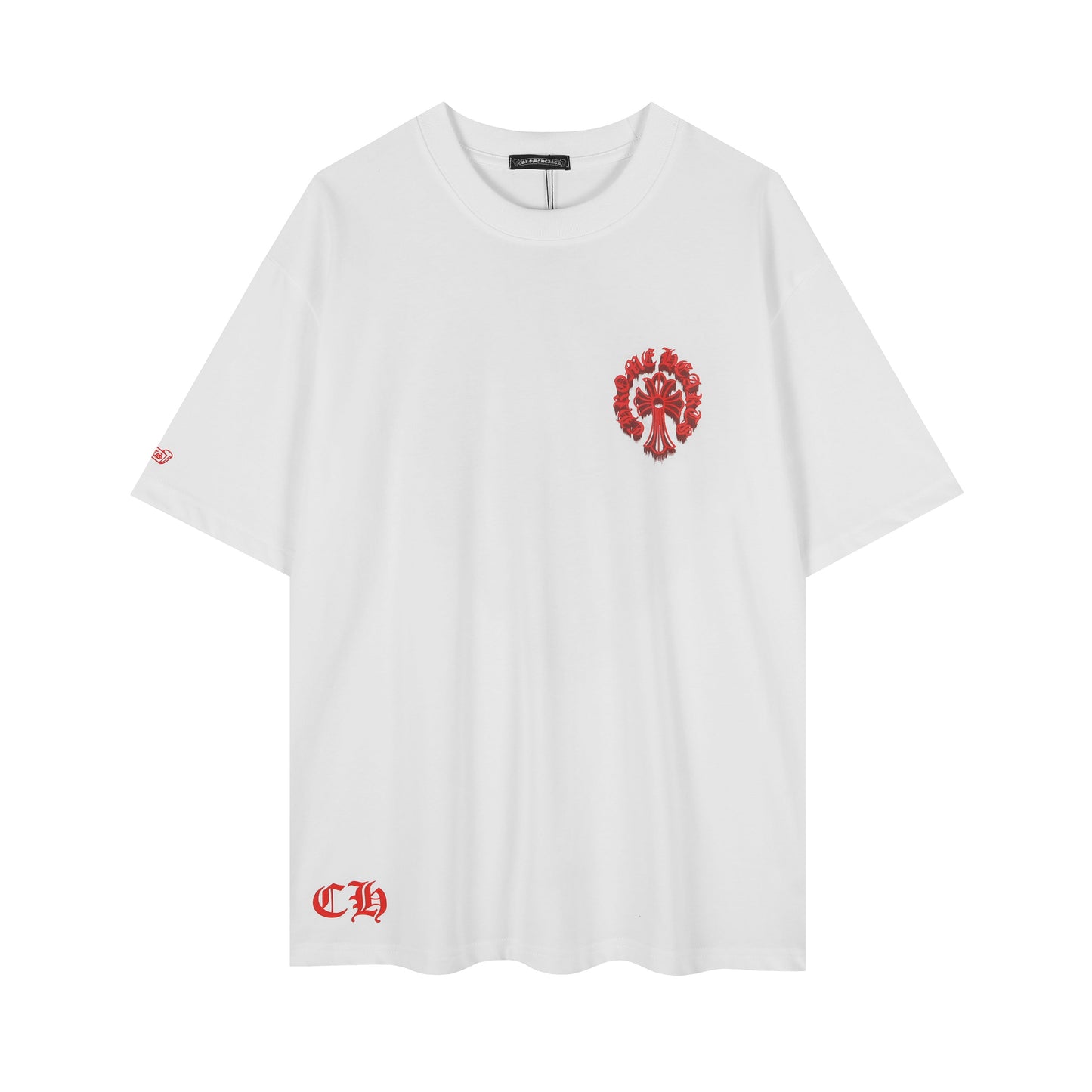 Chrome Hearts Bloody Floral Cross Vintage Washed T-shirt 2627