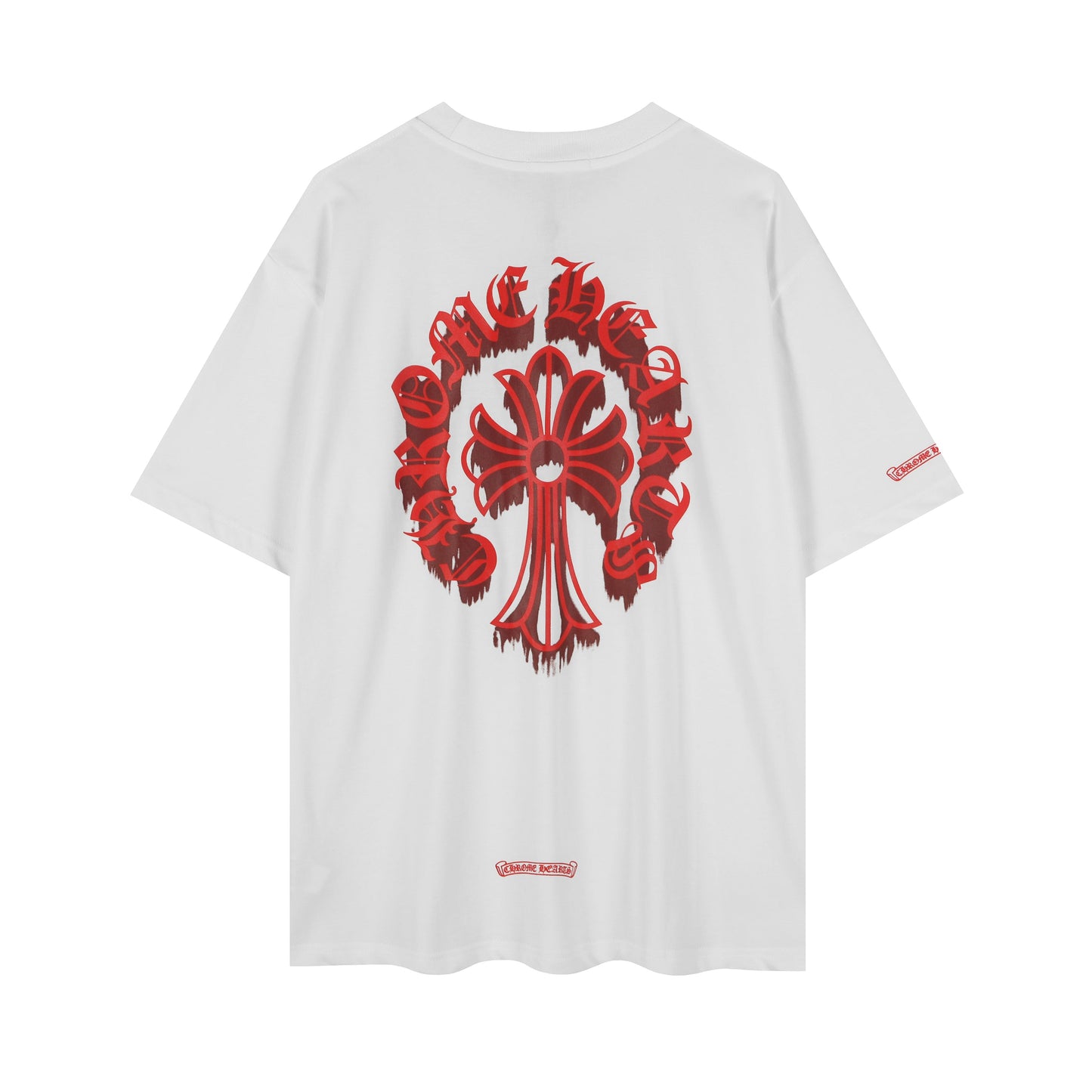 Chrome Hearts Bloody Floral Cross Vintage Washed T-shirt 2627