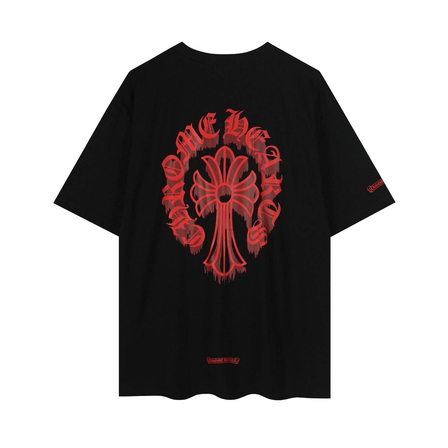 Chrome Hearts Bloody Floral Cross Vintage Washed T-shirt 2627