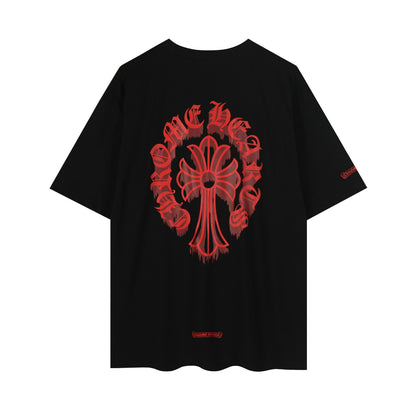 Chrome Hearts Bloody Floral Cross Vintage Washed T-shirt 2627