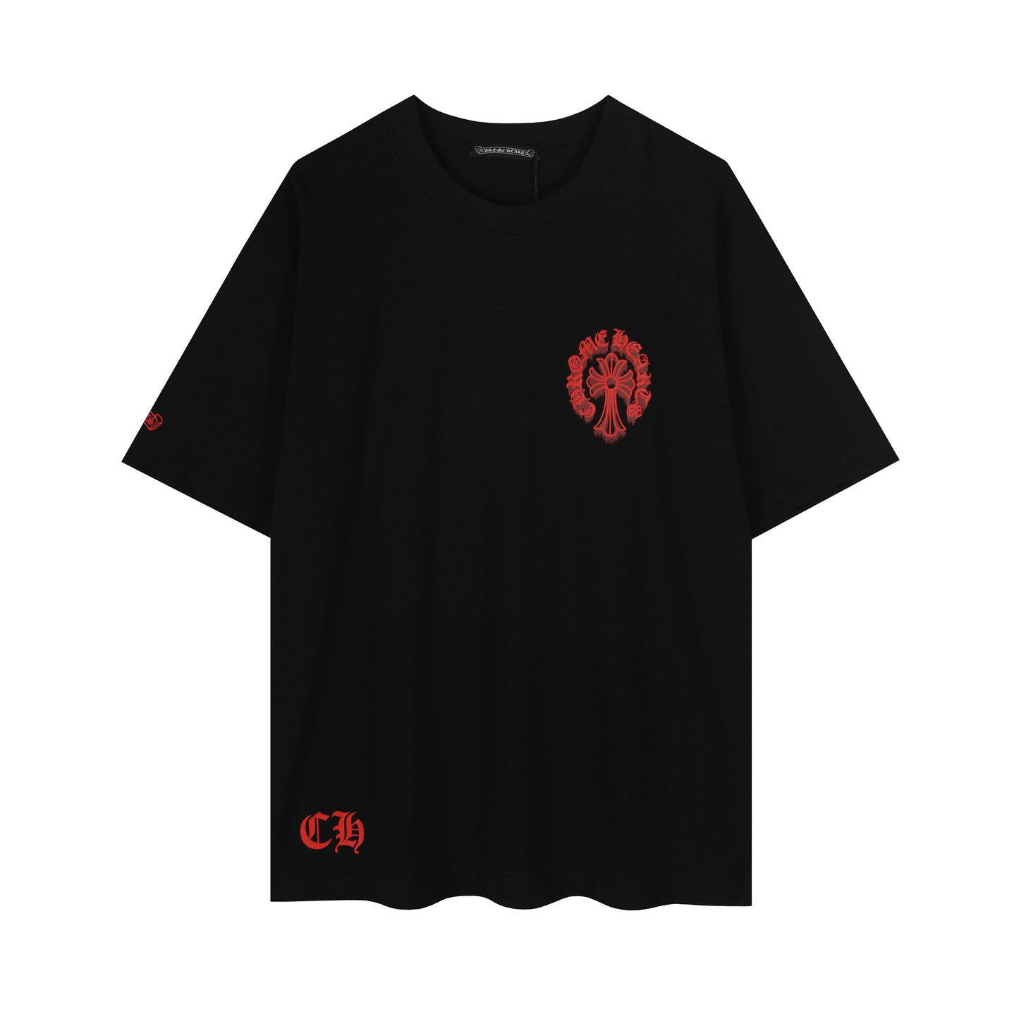 Chrome Hearts Bloody Floral Cross Vintage Washed T-shirt 2627