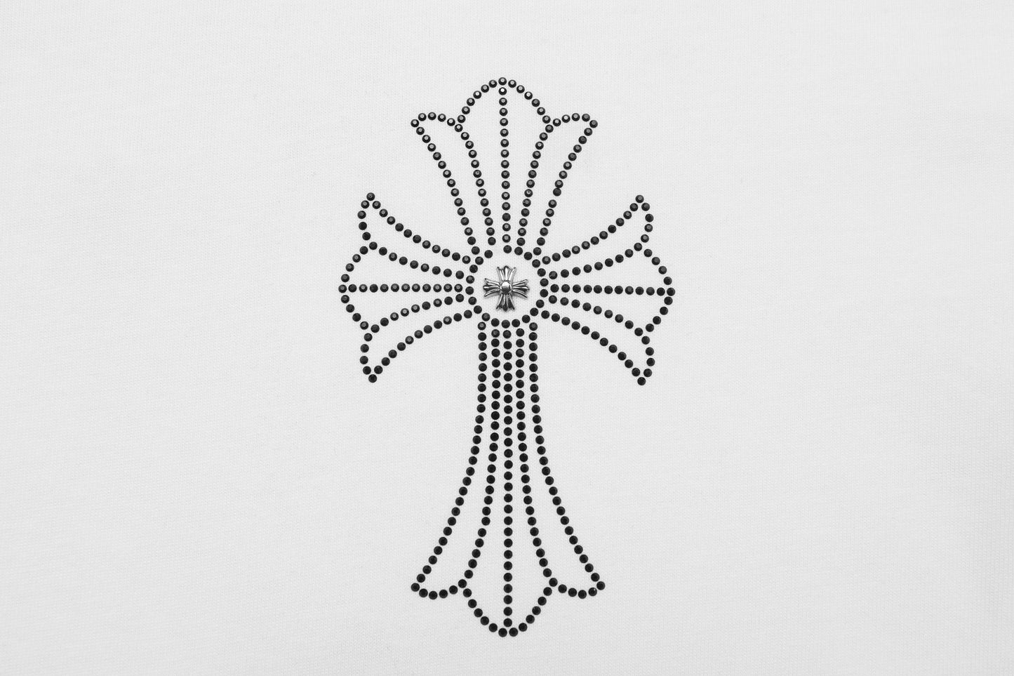 Chrome Hearts Firework Rhinestone Crew Neck T-shirt 2623