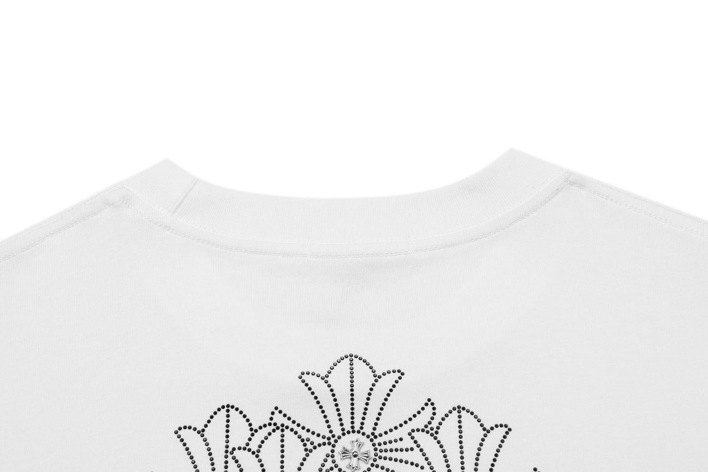 Chrome Hearts Firework Rhinestone Crew Neck T-shirt 2623