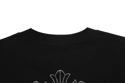 Chrome Hearts Firework Rhinestone Crew Neck T-shirt 2623