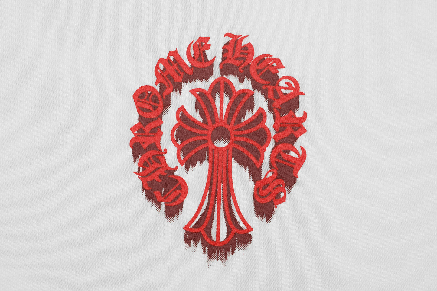 Chrome Hearts Bloody Floral Cross Vintage Washed T-shirt 2627