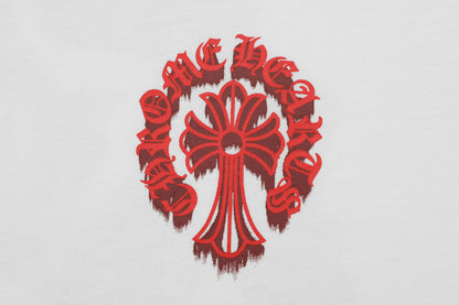 Chrome Hearts Bloody Floral Cross Vintage Washed T-shirt 2627