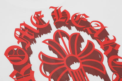 Chrome Hearts Bloody Floral Cross Vintage Washed T-shirt 2627