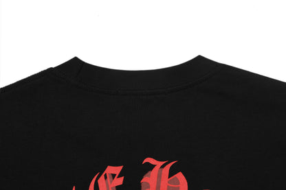 Chrome Hearts Bloody Floral Cross Vintage Washed T-shirt 2627