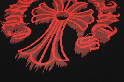 Chrome Hearts Bloody Floral Cross Vintage Washed T-shirt 2627