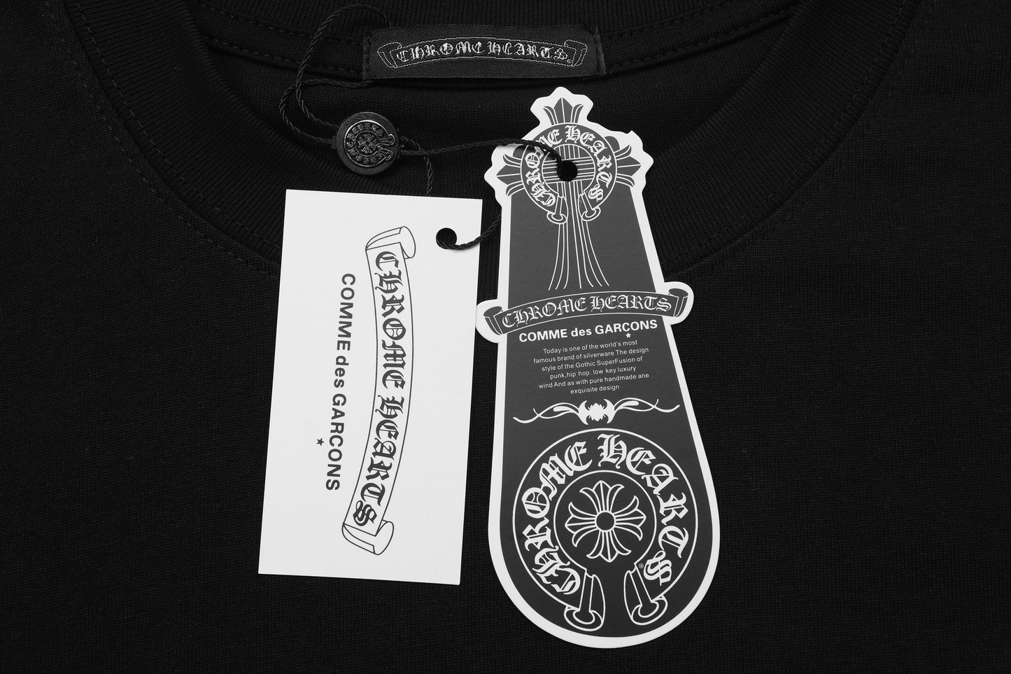 Chrome Hearts Classic Horseshoe Logo Embroidered T-shirt TB32
