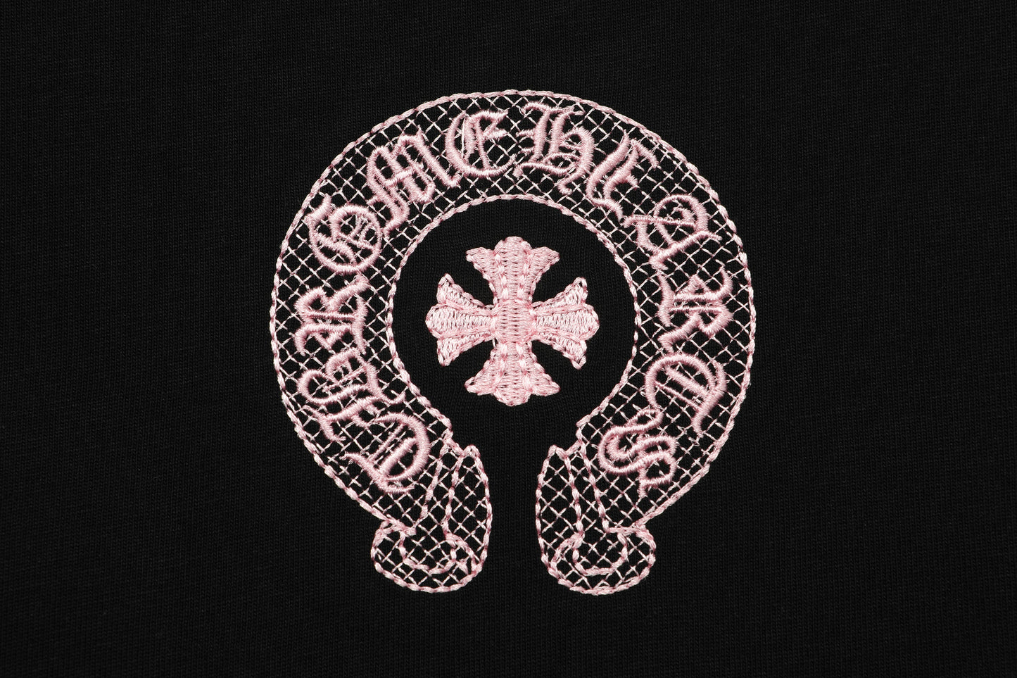 Chrome Hearts Classic Horseshoe Logo Embroidered T-shirt TB32