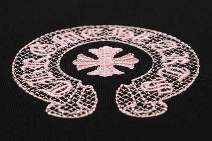 Chrome Hearts Classic Horseshoe Logo Embroidered T-shirt TB32