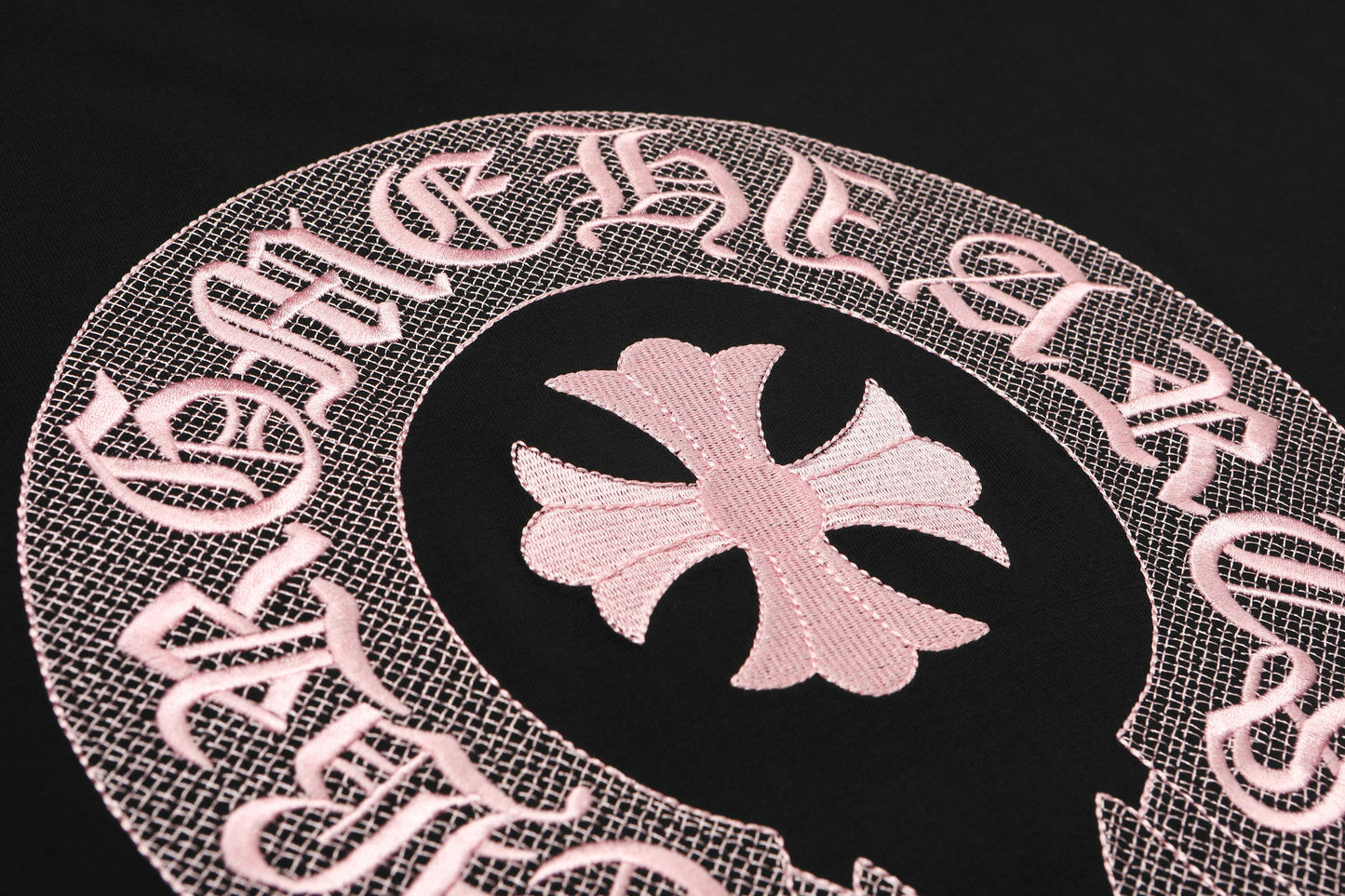 Chrome Hearts Classic Horseshoe Logo Embroidered T-shirt TB32