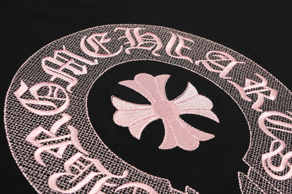 Chrome Hearts Classic Horseshoe Logo Embroidered T-shirt TB32