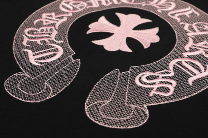 Chrome Hearts Classic Horseshoe Logo Embroidered T-shirt TB32