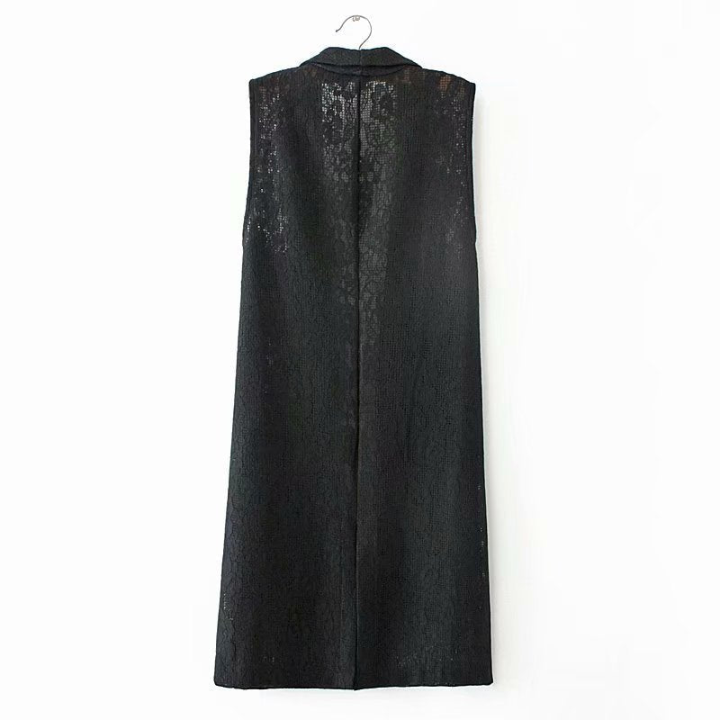Women Vest Suit Lace plus Size Coat