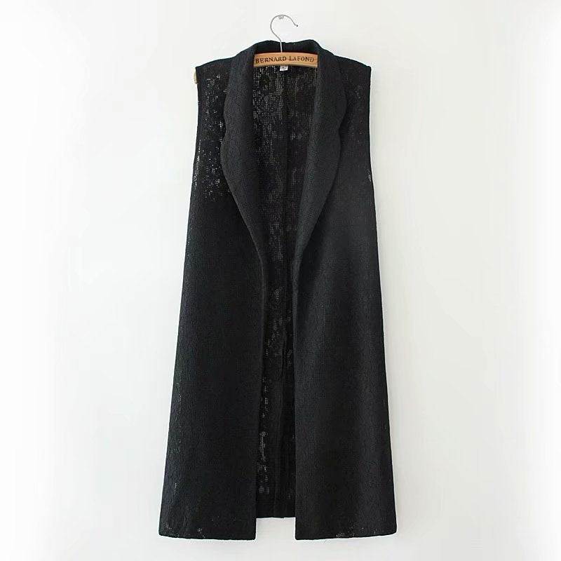 Women Vest Suit Lace plus Size Coat