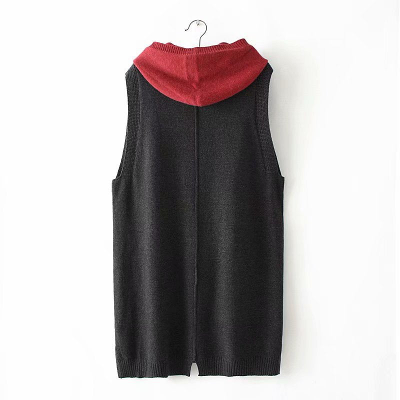 Women Vest Oversized Knit Mom Style