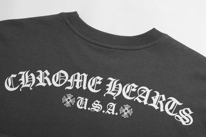 Chrome Hearts Men's Long-Sleeve T-shirt Sweatshirt K8005