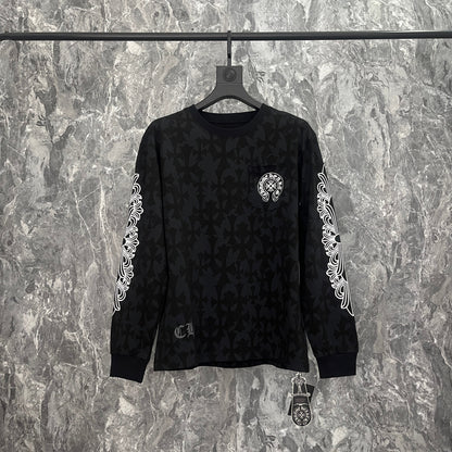 Chrome Hearts Men's Long-Sleeve T-shirt Sweatshirt K9019