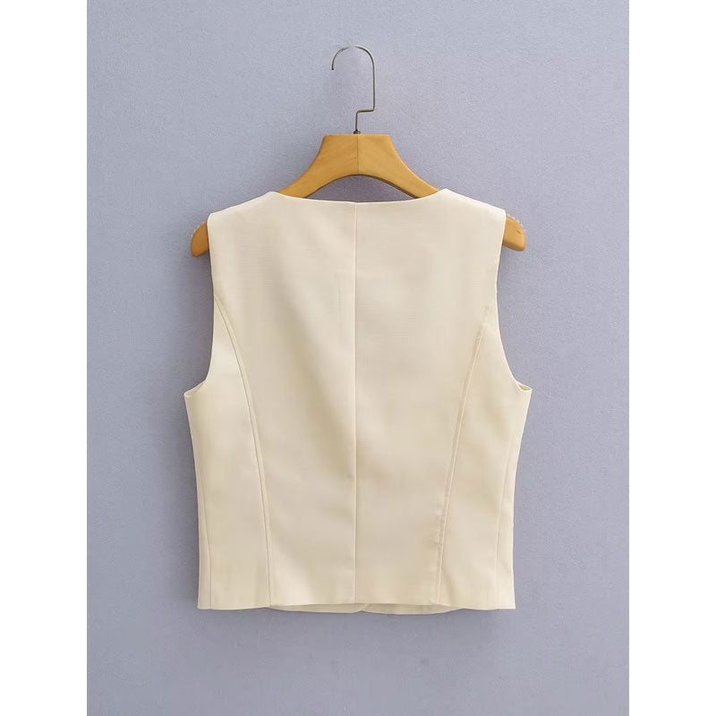 Women Vest Short Vest Coat