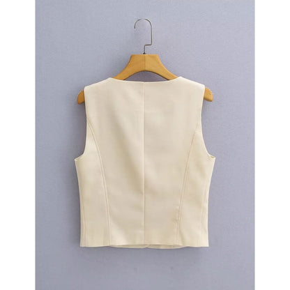 Women Vest Short Vest Coat