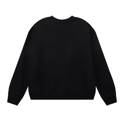 Purple Men's Long-Sleeve T-shirt Sweatshirt 1126