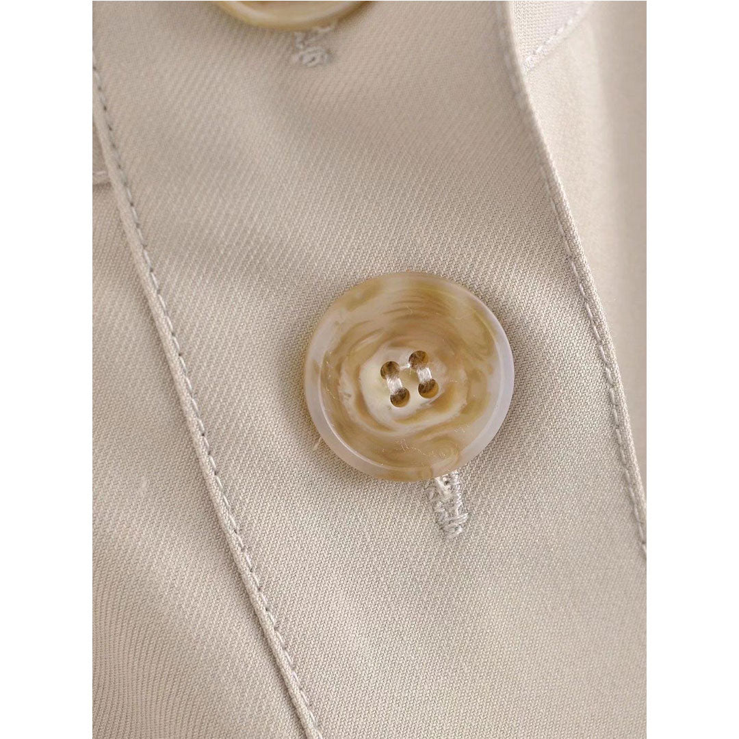 Women Vest Stand Collar Single-Breasted Lace up Vest
