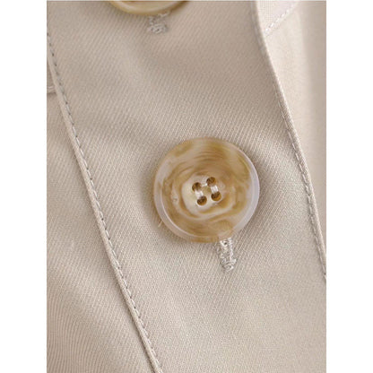 Women Vest Stand Collar Single-Breasted Lace up Vest
